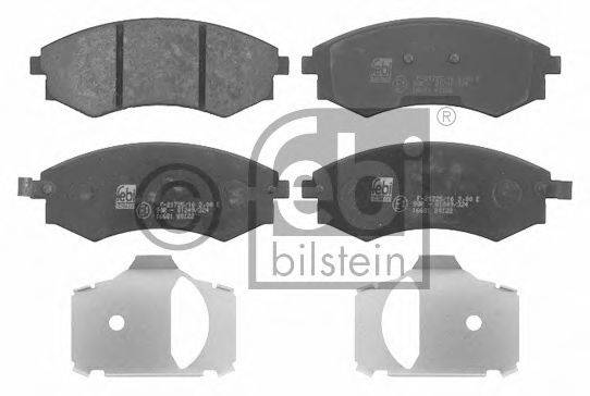 Комплект гальмівних колодок, дискове гальмо FEBI BILSTEIN 16681