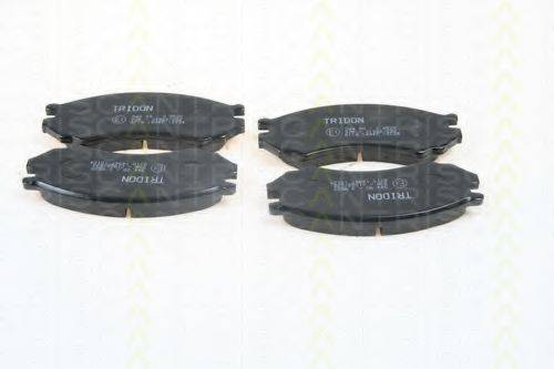 Комплект тормозных колодок, дисковый тормоз TRISCAN 8110 14947