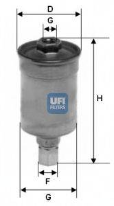 Паливний фільтр UFI 31.511.00