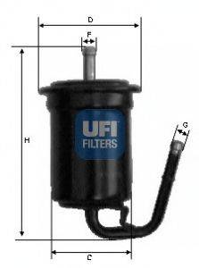 Топливный фильтр UFI 31.714.00