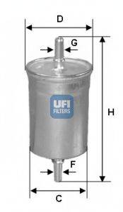Топливный фильтр UFI 31.842.00