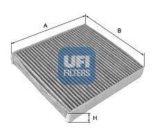 Фільтр, повітря у внутрішньому просторі UFI 54.109.00