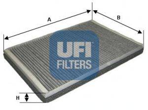 Фильтр, воздух во внутренном пространстве UFI 54.174.00