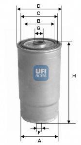 Паливний фільтр UFI 24.012.00