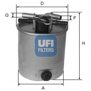 Топливный фильтр UFI 55.392.00