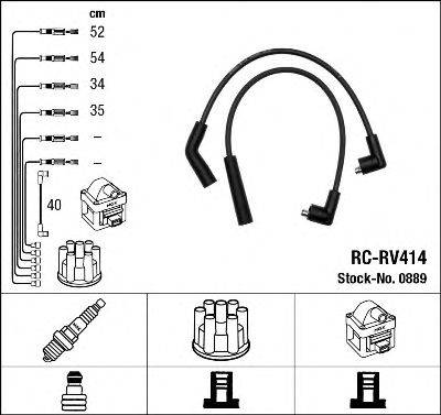 Комплект проводов зажигания NGK 0889