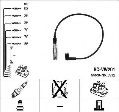 Комплект проводов зажигания NGK 0932