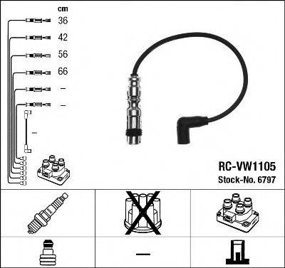 Комплект проводов зажигания NGK 6797