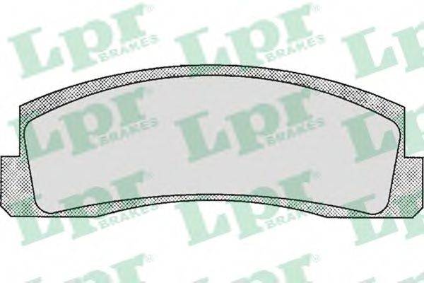 Комплект тормозных колодок, дисковый тормоз LPR 05P179