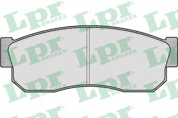 Комплект тормозных колодок, дисковый тормоз LPR 05P185