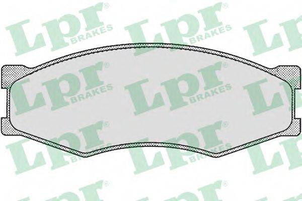 Комплект тормозных колодок, дисковый тормоз LPR 05P264