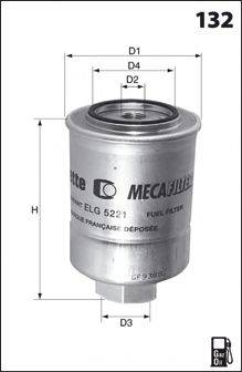 Паливний фільтр MECAFILTER ELG5308