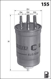 Топливный фильтр MECAFILTER ELG5328