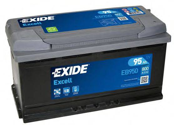 Стартерная аккумуляторная батарея; Стартерная аккумуляторная батарея EXIDE _EB950