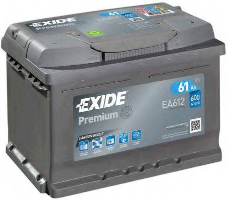 Стартерная аккумуляторная батарея; Стартерная аккумуляторная батарея EXIDE _EA612