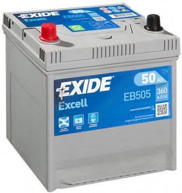Стартерная аккумуляторная батарея; Стартерная аккумуляторная батарея EXIDE _EB505