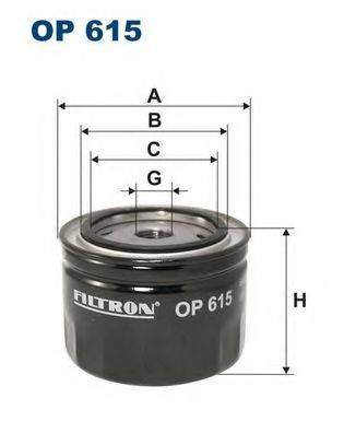 Масляный фильтр FILTRON OP615
