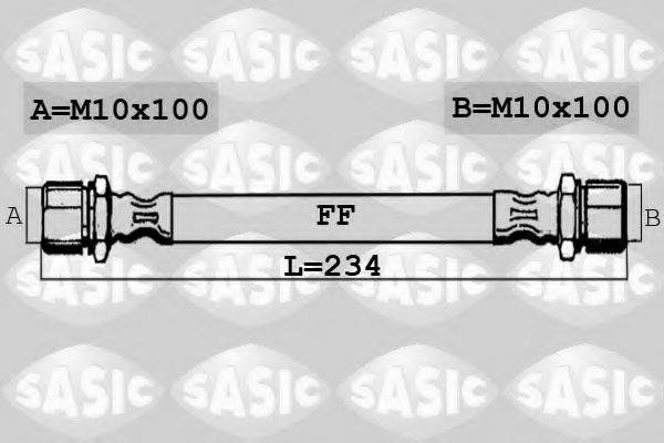 SASIC SBH6366 Тормозной шланг