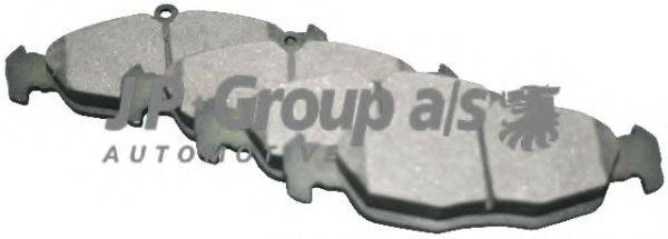 Комплект тормозных колодок, дисковый тормоз JP GROUP 1263600810