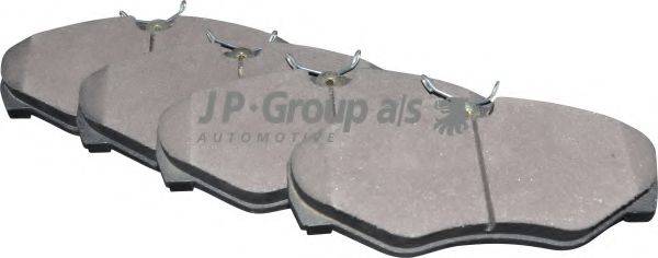 Комплект гальмівних колодок, дискове гальмо JP GROUP 1263601910
