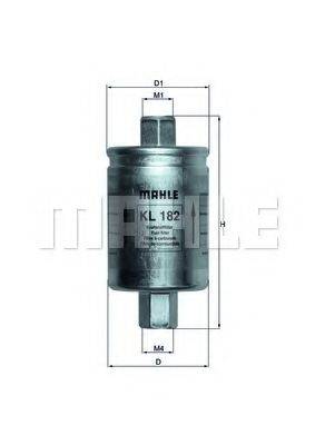 MAHLE ORIGINAL KL182 Топливный фильтр