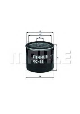 Масляний фільтр MAHLE ORIGINAL OC 458
