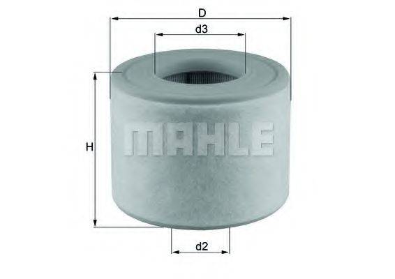 Воздушный фильтр MAHLE ORIGINAL LX 2607/2
