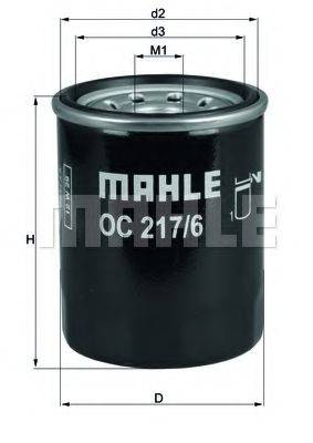 Масляний фільтр MAHLE ORIGINAL OC 217/6