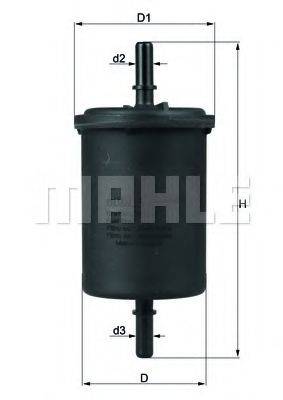 Топливный фильтр MAHLE ORIGINAL KL 416/1