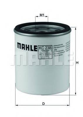 Паливний фільтр MAHLE ORIGINAL KC 238D