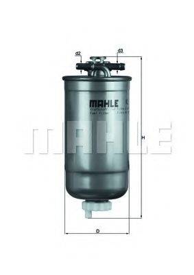 Паливний фільтр MAHLE ORIGINAL KL 147/1D