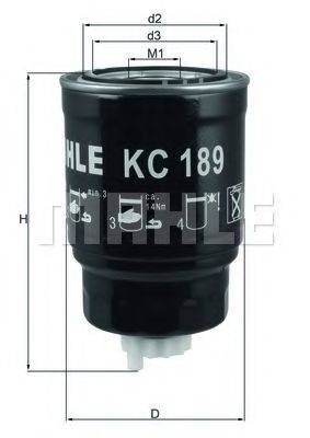 Топливный фильтр MAHLE ORIGINAL KC 189