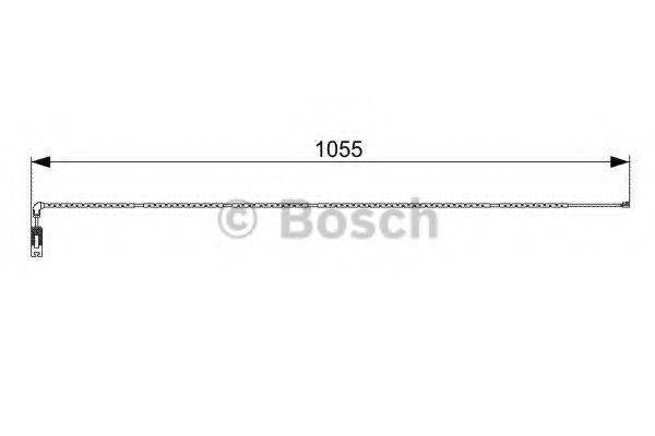Сигнализатор, износ тормозных колодок BOSCH 1 987 473 001
