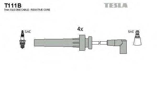Комплект дротів запалення TESLA T111B