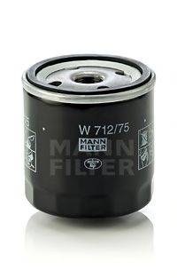 Масляний фільтр MANN-FILTER W 712/75