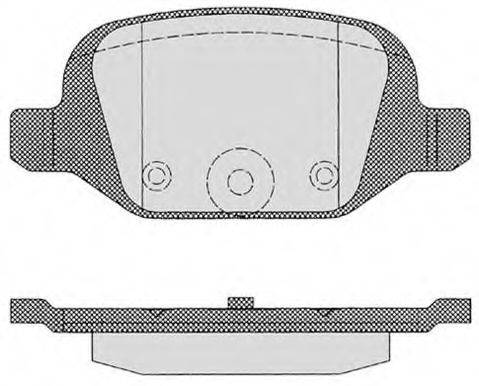 Комплект тормозных колодок, дисковый тормоз RAICAM RA.0609.0