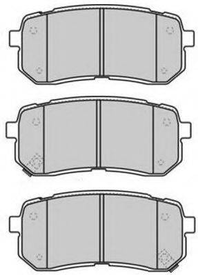 Комплект тормозных колодок, дисковый тормоз FREMAX FBP-1712