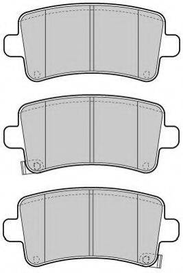 Комплект тормозных колодок, дисковый тормоз FREMAX FBP-1662