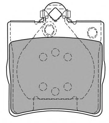 Комплект гальмівних колодок, дискове гальмо FREMAX FBP-1139