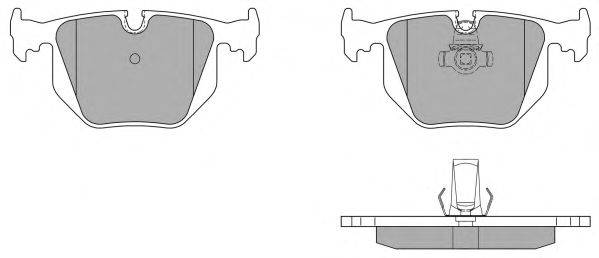 Комплект тормозных колодок, дисковый тормоз FREMAX FBP-1334