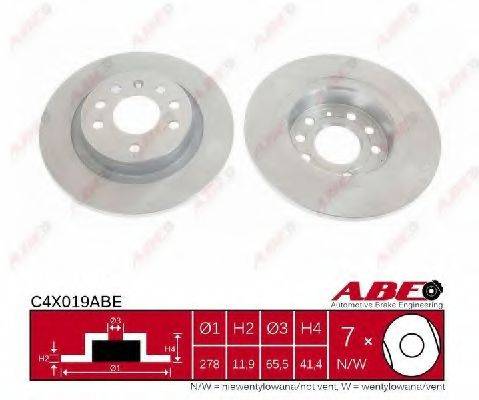 Тормозной диск ABE C4X019ABE
