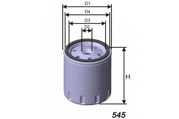 Масляний фільтр MISFAT Z169