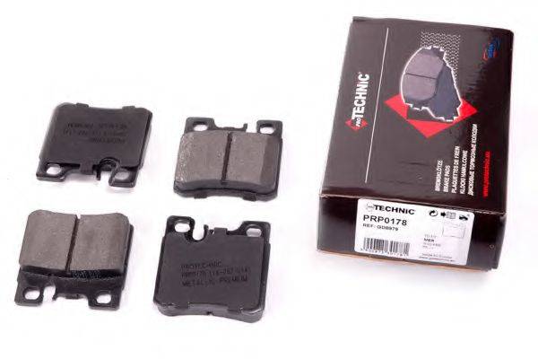 Комплект тормозных колодок, дисковый тормоз PROTECHNIC PRP0178