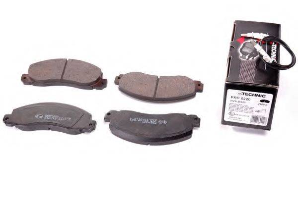 Комплект тормозных колодок, дисковый тормоз PROTECHNIC PRP0220