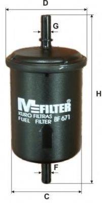 Топливный фильтр MFILTER BF 671