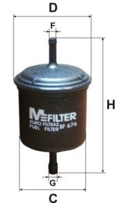 Топливный фильтр MFILTER BF 676