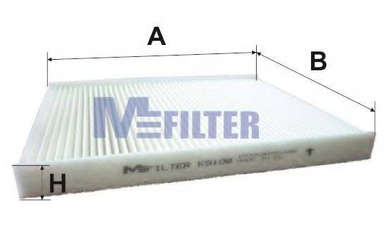 Фильтр, воздух во внутренном пространстве MFILTER K 9108