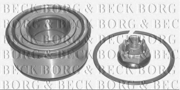 Комплект підшипника ступиці колеса BORG & BECK BWK911