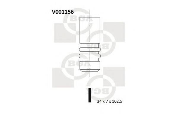 Випускний клапан BGA V001156