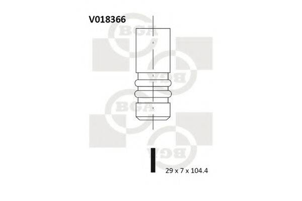 Випускний клапан BGA V018366